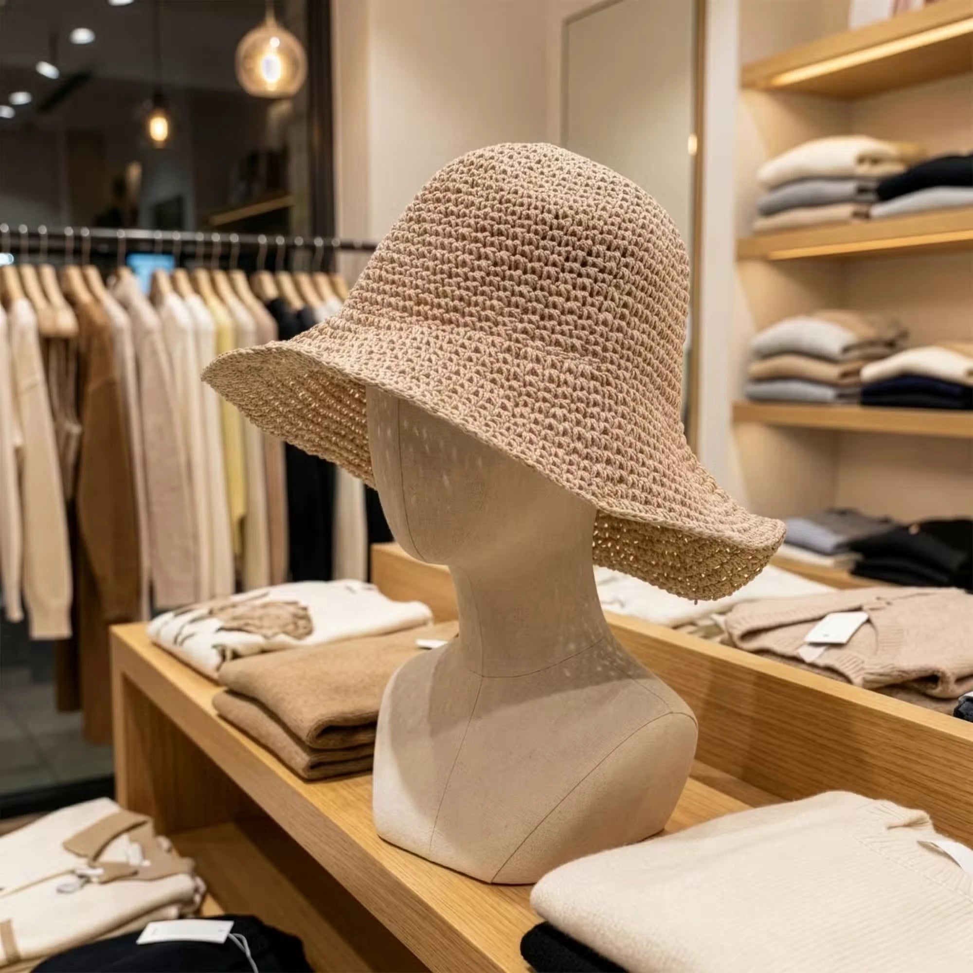 Solara™ – Sombrero de Paja de Ala Ancha