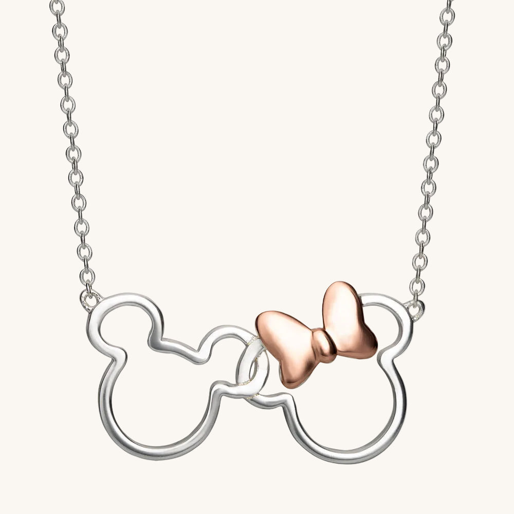 Colgante Plata Mickey & Minnie – Disney®