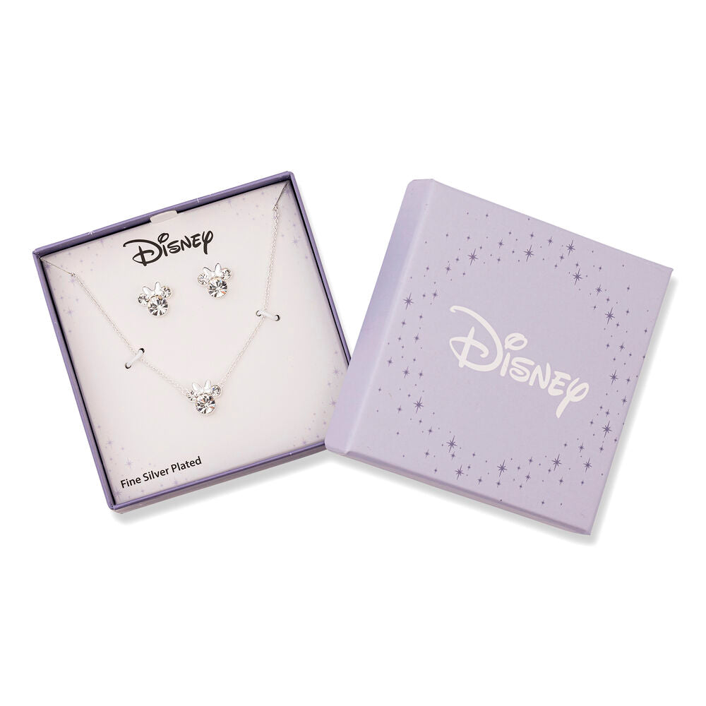 Minnie Silver Collection™ – Set Colgante + Pendientes · Disney®