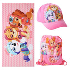 PAW Patrol Splash® – Pack Infantil Playa Toalla + Mochila + Gorra