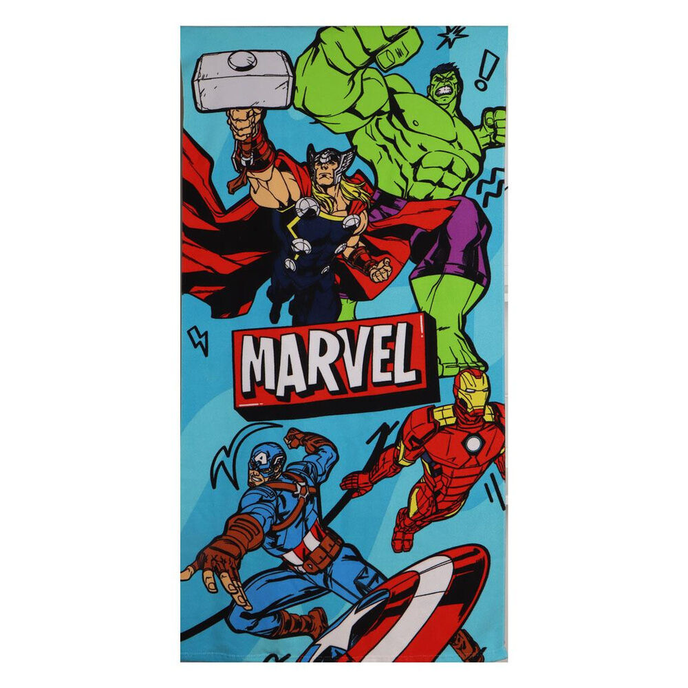 AVENGERS Hero™ – Pack Infantil Playa Toalla + Mochila + Gorra · Marvel®