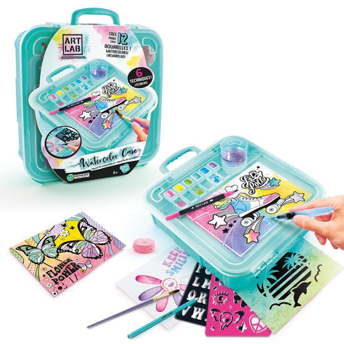 Art Lab Creative™ – Maletín Completo de Pintura Acuarelas