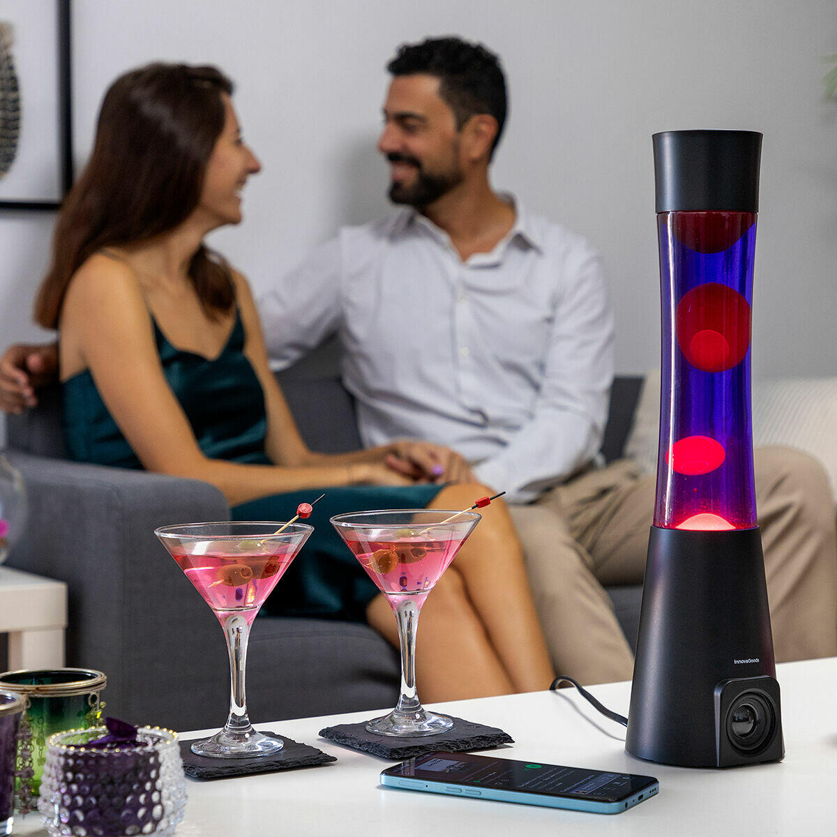 LavaLamp con Altavoz