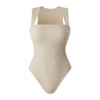 Body Éclat™ – Body Mujer Escote Square-Neck Efecto Estilizador