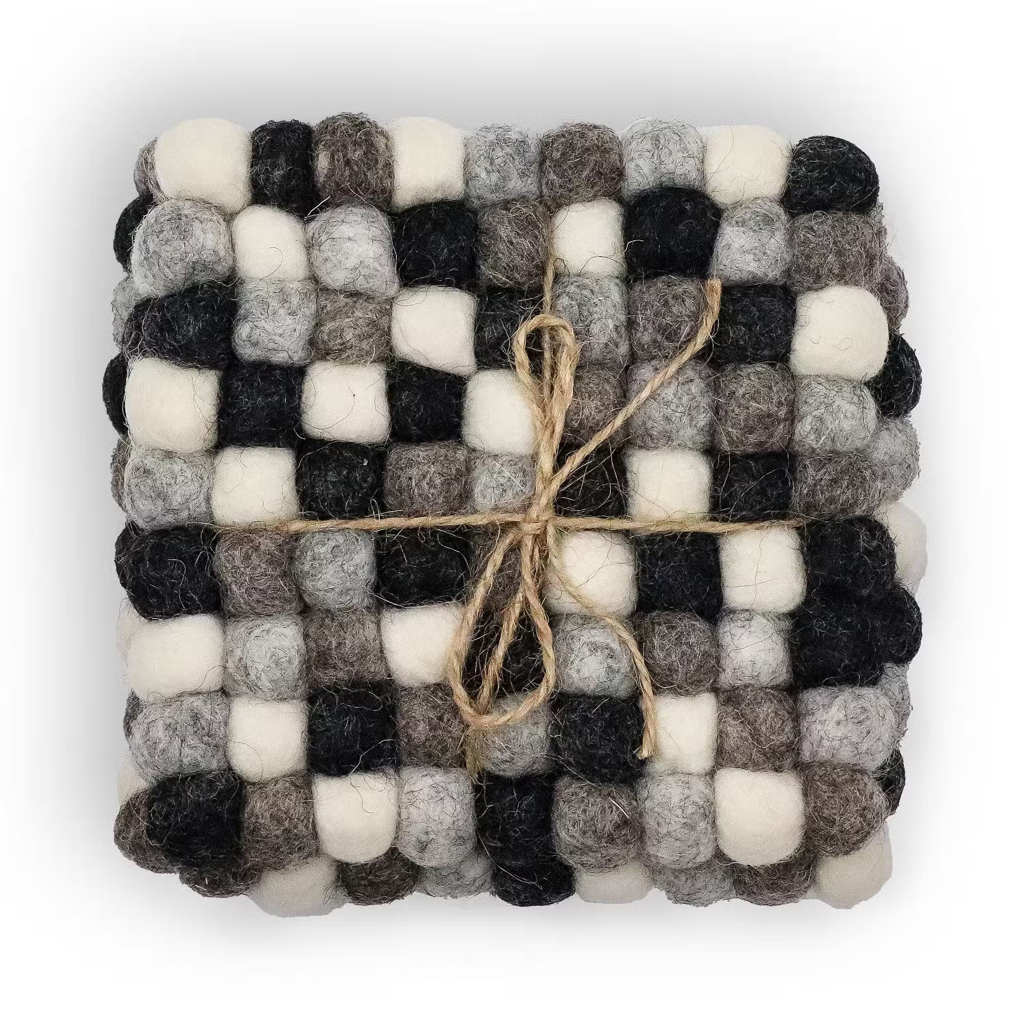 Posavasos FeltDots™ – Set de 4 piezas de Fieltro 10 cm