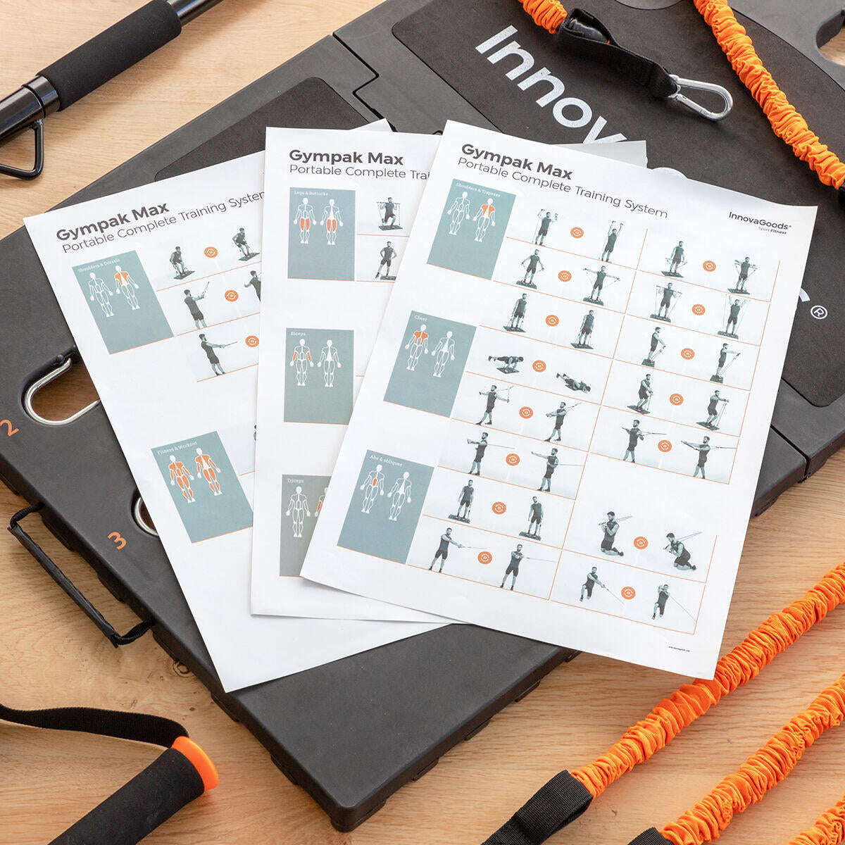 GymPak Max™ – Portable All-in-One Training System with Fitness Guide