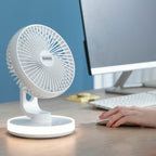 LumiBreeze™ – Ventilador Recargable con Luz LED
