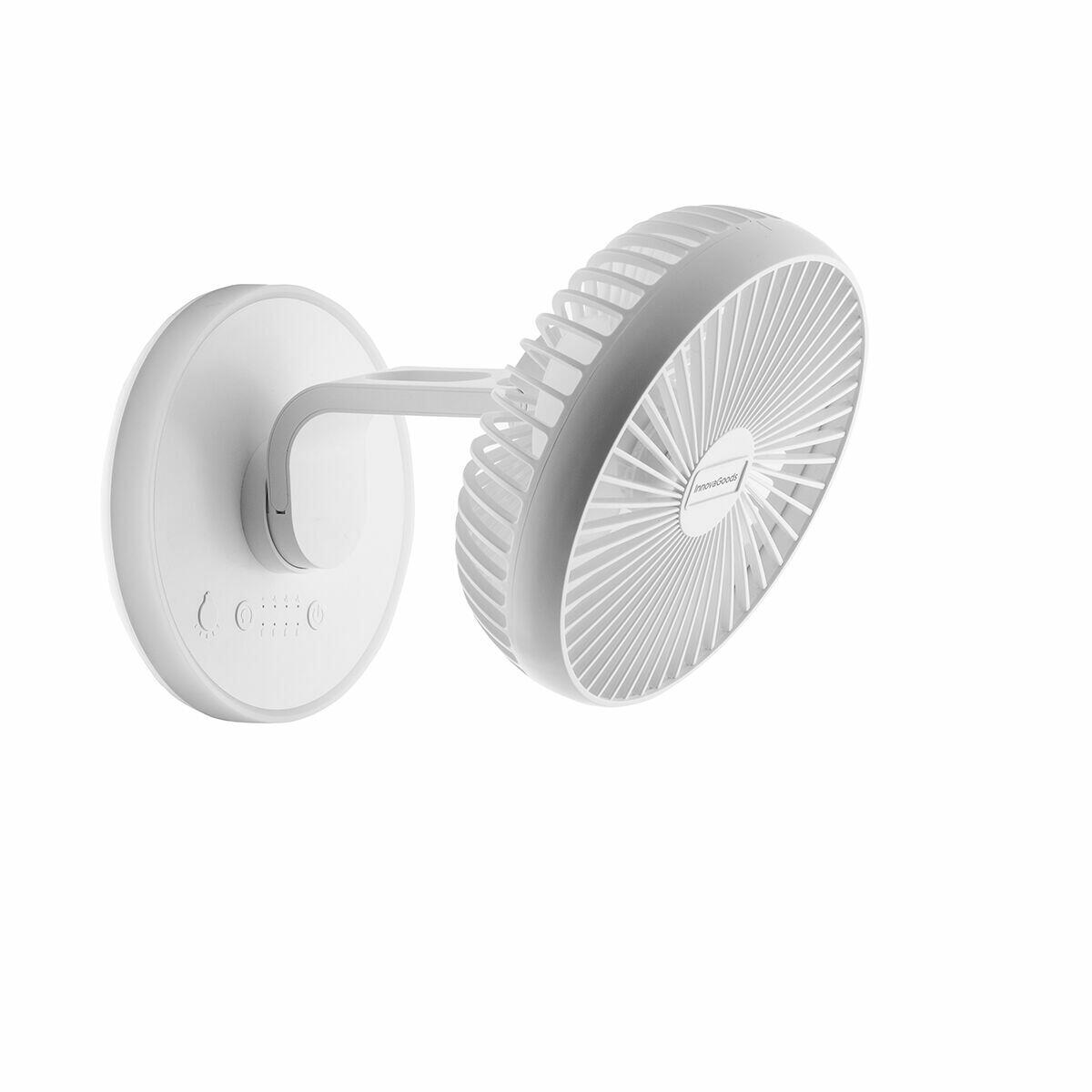 LumiBreeze™ – Ventilador Recargable con Luz LED