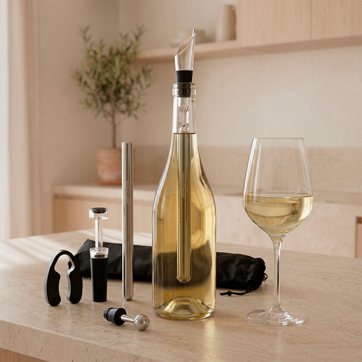 Set de Accesorios para Vino Chillour InnovaGoods · 7 Piezas
