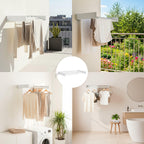 Dryva 100™ – Tendedero Plegable Invisible de Pared