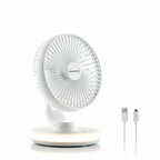 LumiBreeze™ – Ventilador Recargable con Luz LED