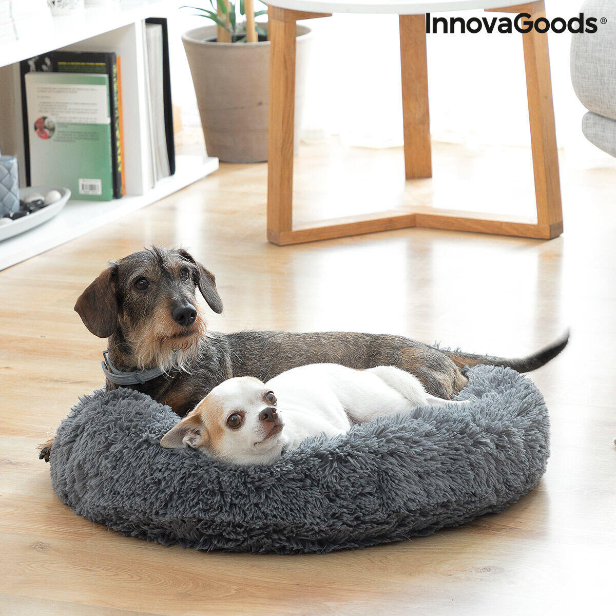 Bepess™ – Cama Antiestrés Redonda para Mascotas
