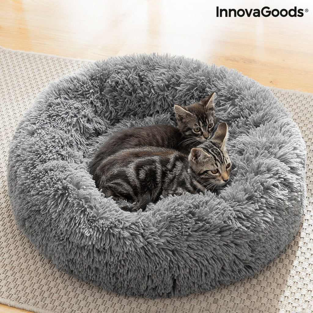 Bepess™ – Cama Antiestrés Redonda para Mascotas