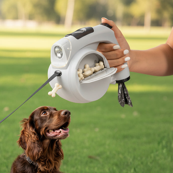 Leashic™ – Correa Retráctil para Perros 6en1