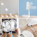 Fandle™ – Ventilador Recargable Plegable 3 en 1