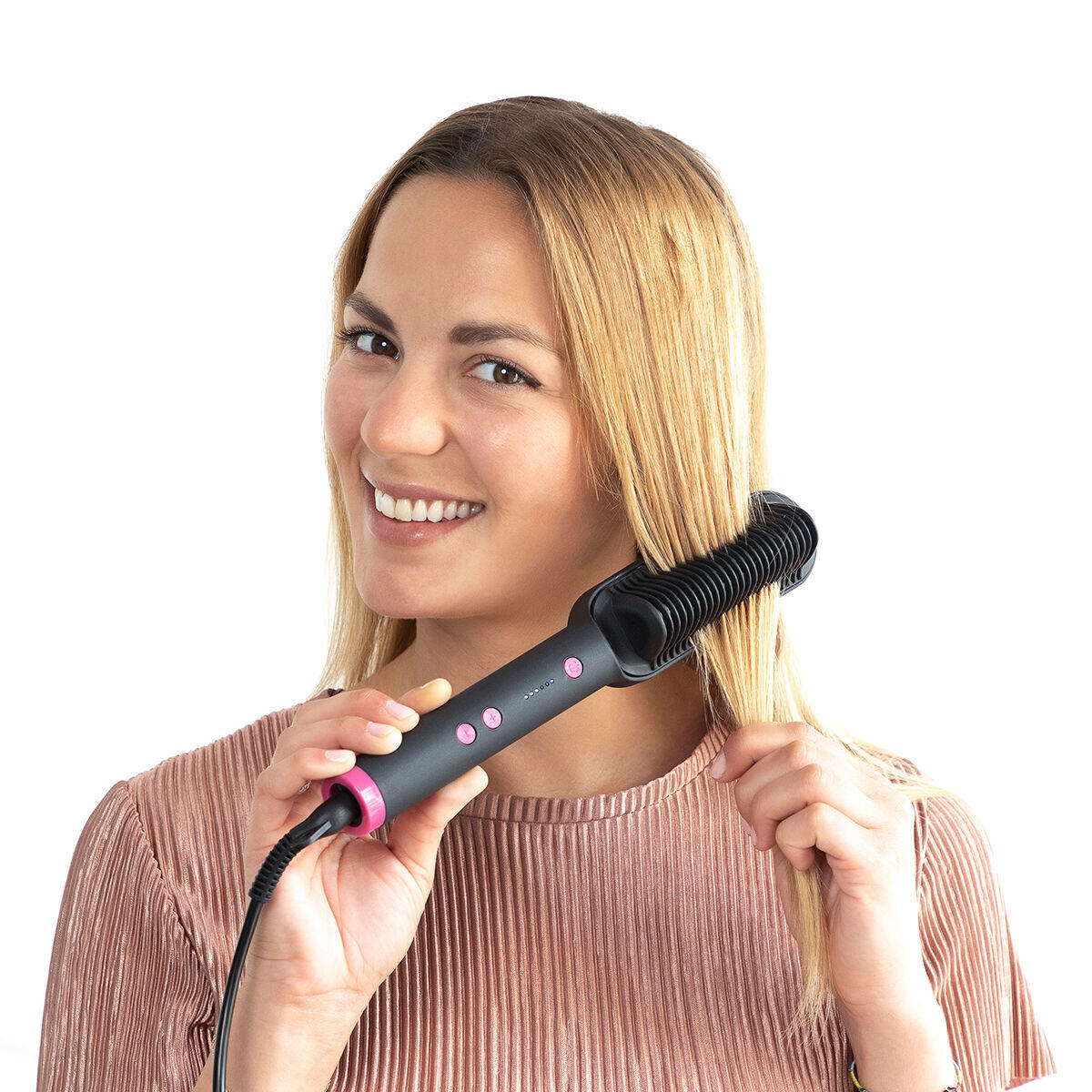 Cestrus™ – Escova Alisadora de Cerâmica Profissional
