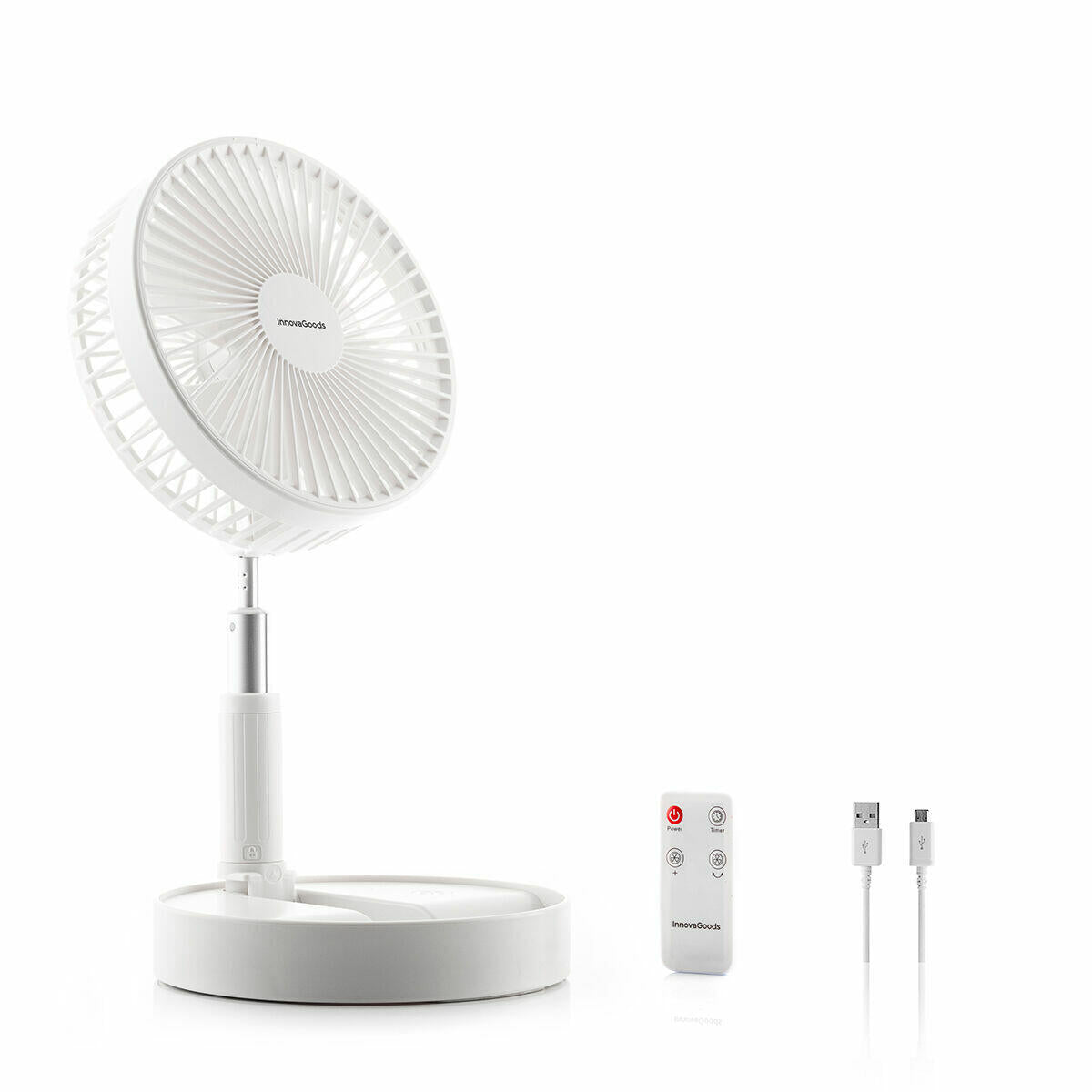 Fandle™ – Ventilador Recargable Plegable 3 en 1