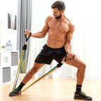 Rebainer™ – Conjunto de 5 Bandas de Resistência com Acessórios e Guia de Exercícios