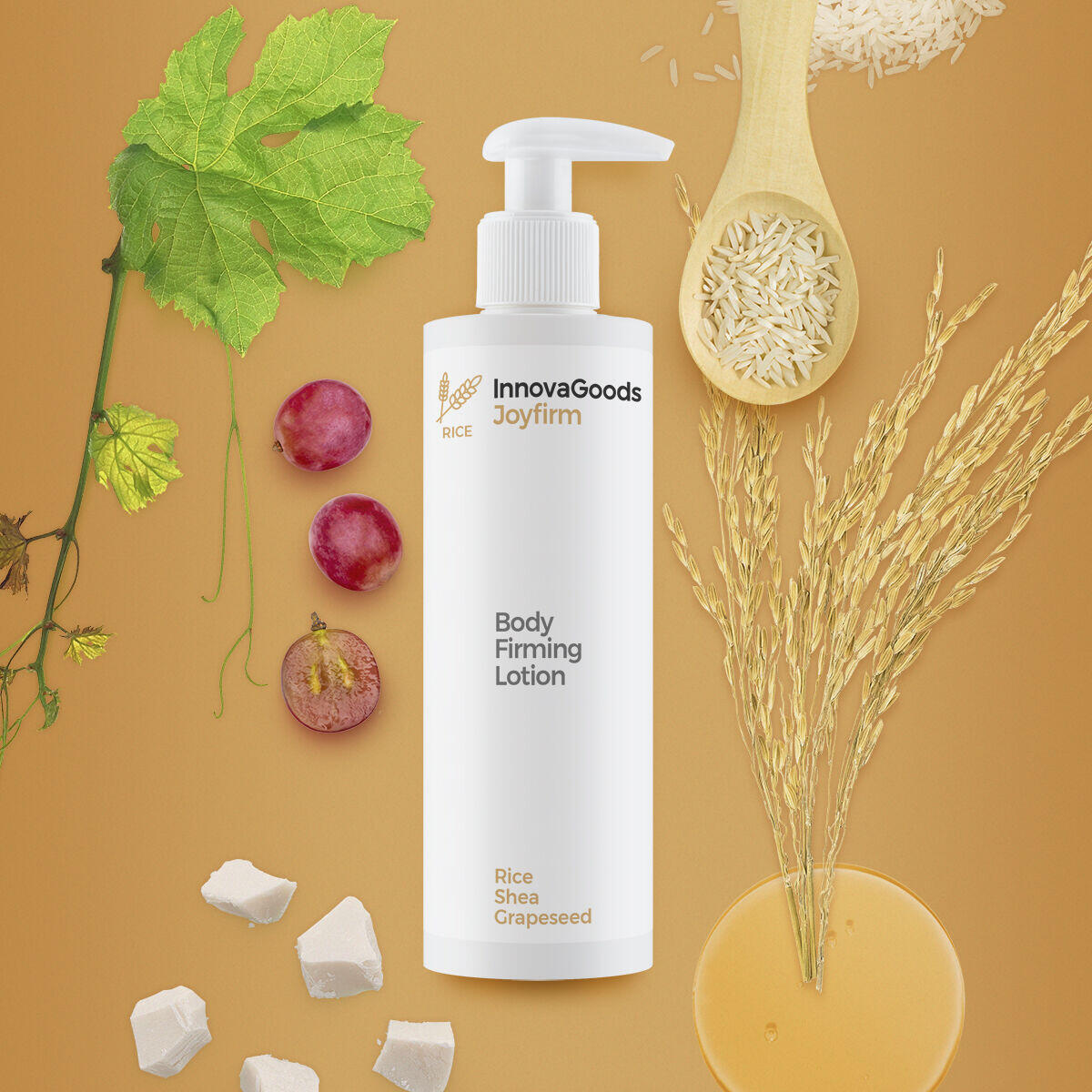 RICE JOYFIRM™ — Loción corporal reafirmante con arroz y centella asiática