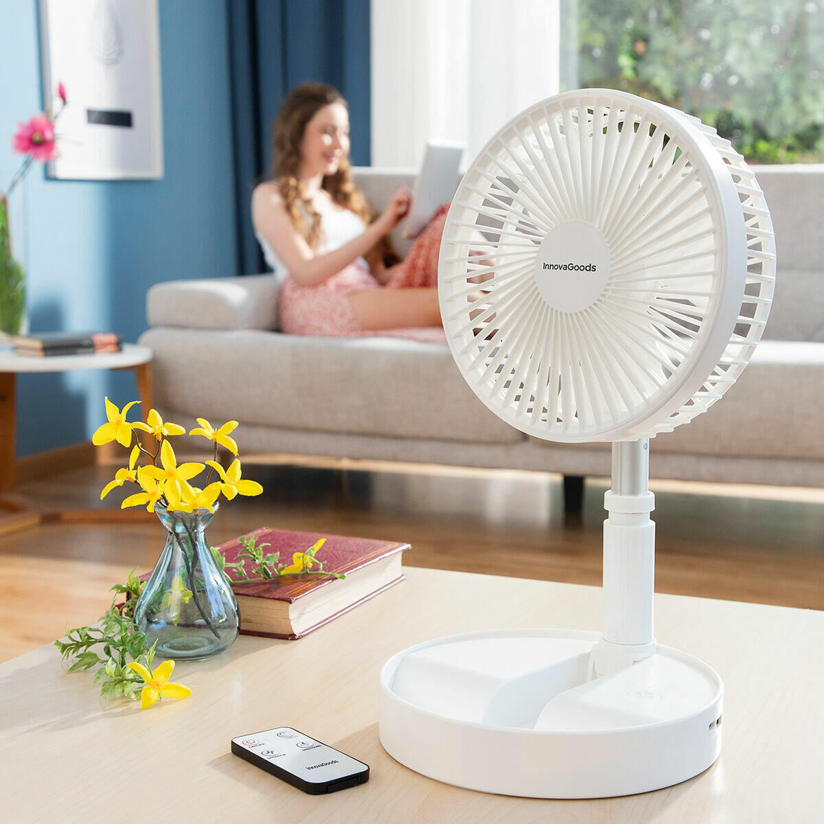 Fandle™ – Ventilador Recargable Plegable 3 en 1
