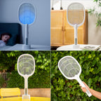 Elecfly™ – Raqueta Matainsectos Recargable con Luz UV 2 en 1