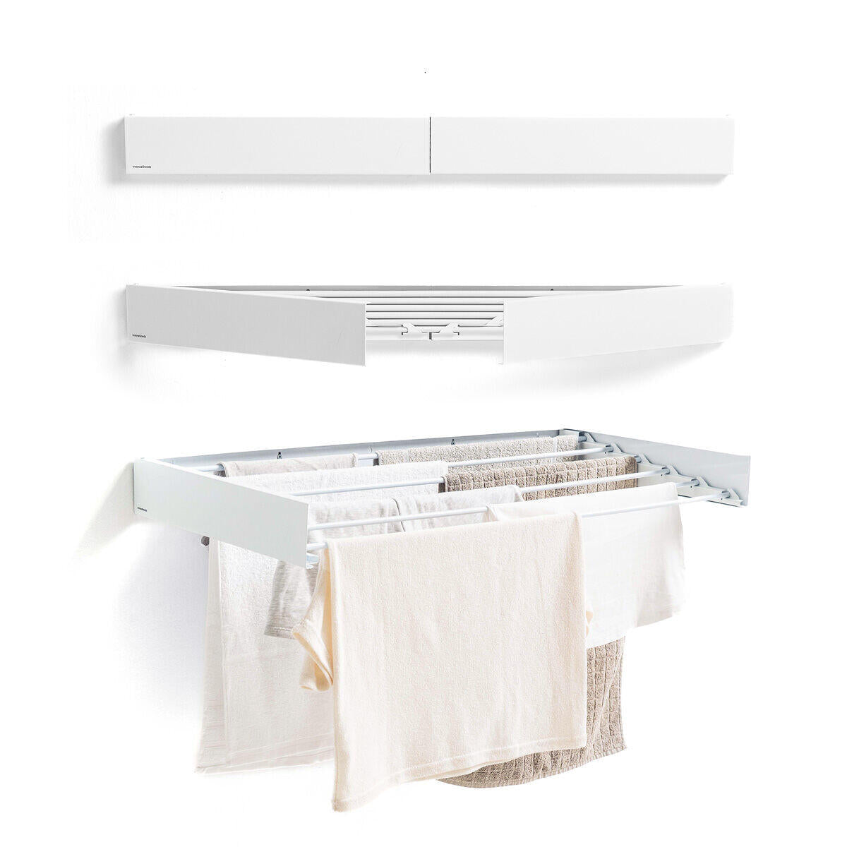 Dryva 100™ – Tendedero Plegable Invisible de Pared