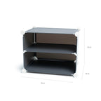 ModuSpace ShoeRack™ – Zapatero Modular Portátil con Perchero y Puertas Ventiladas