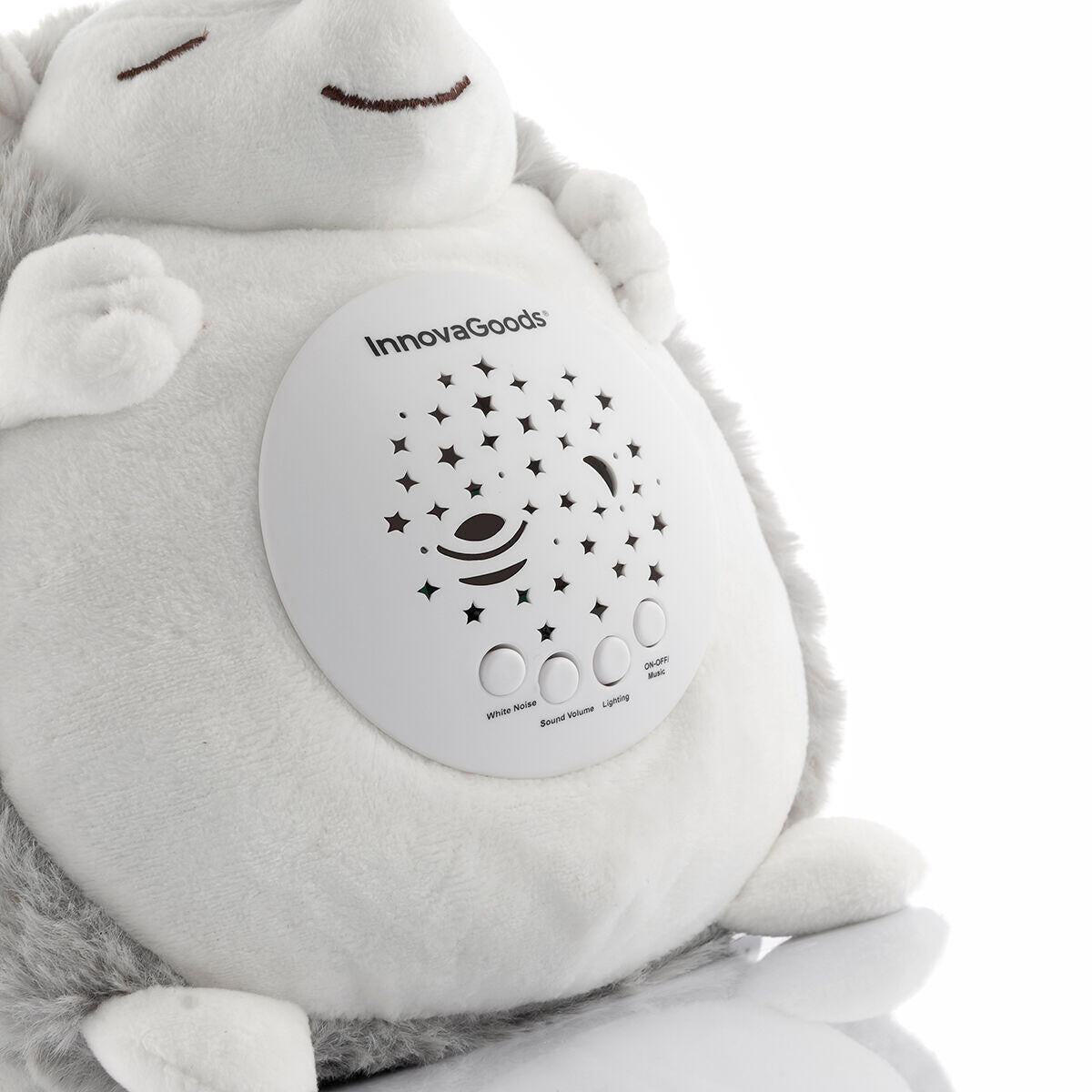 Spikey™ – Erizo de Peluche con Ruido Blanco y Proyector Quitamiedos