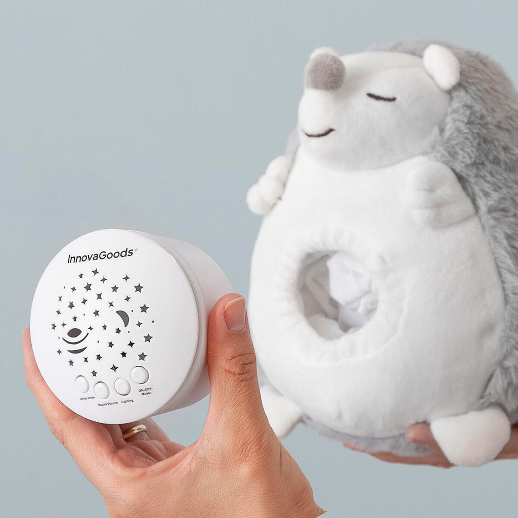Spikey™ – Erizo de Peluche con Ruido Blanco y Proyector Quitamiedos