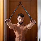Rebainer™ – Conjunto de 5 Bandas de Resistência com Acessórios e Guia de Exercícios