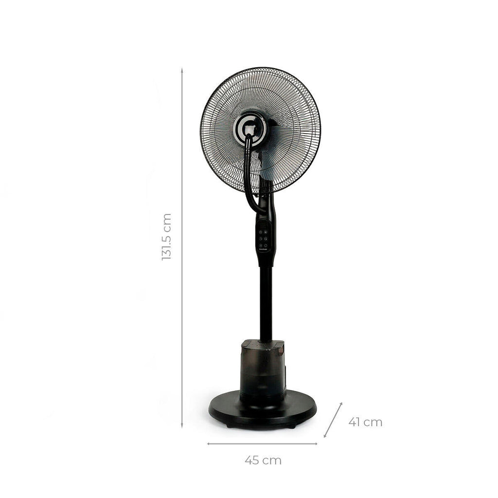 Sprair™ – Ventilador de Pie Nebulizador con Mando a Distancia
