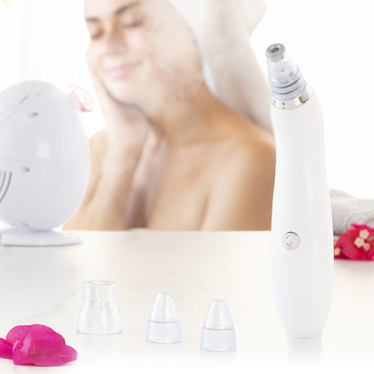 Pore·Off — Limpiador Facial Eléctrico de Puntos Negros · InnovaGoods