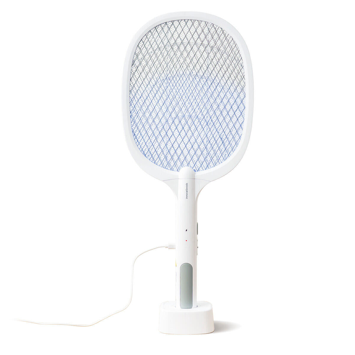 Elecfly™ – Raqueta Matainsectos Recargable con Luz UV 2 en 1