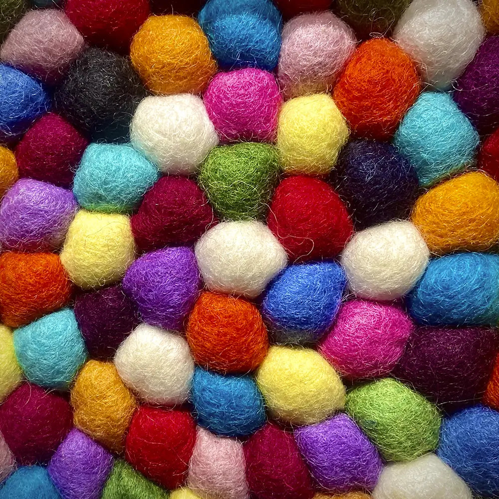 Posavasos FeltDots™ – Set de 4 piezas de Fieltro 10 cm