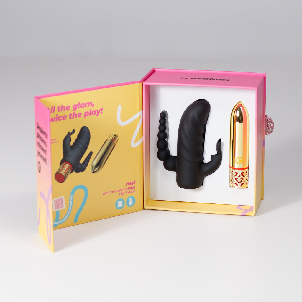Romanov · Intimate vibrator with triple stimulation sleeve