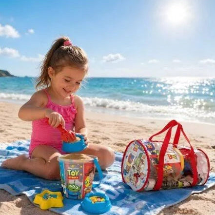 Toy Story Adventure™ – Pack Infantil Completo Playa Toalla + Cubo + Accesorios