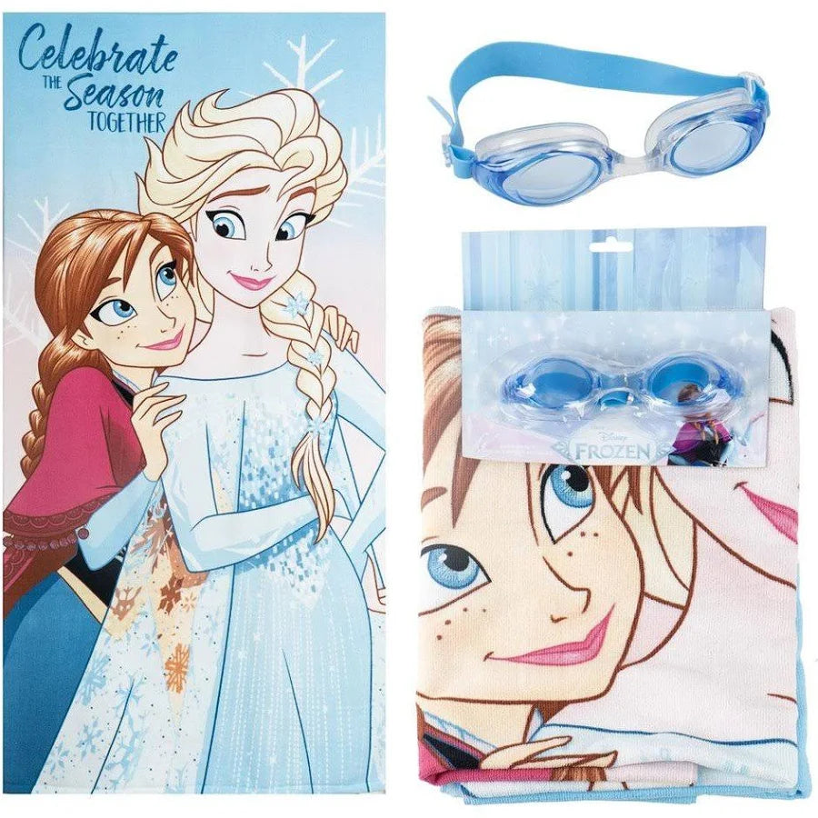 FROZEN Swim Magic™ – Pack Infantil Toalla + Gafas Natación · Disney®