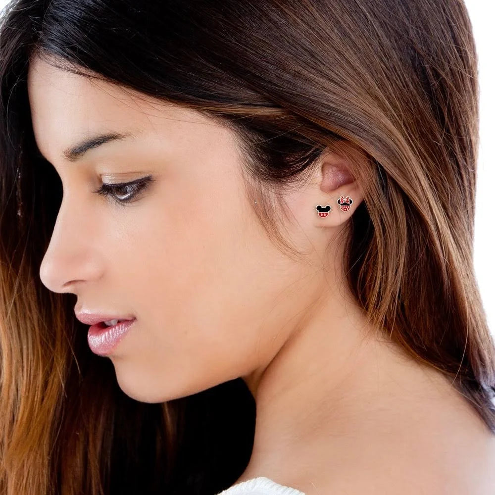 Mickey & Minnie Forever™ – Pendientes Plata · Disney®
