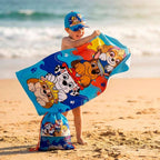 PAW Patrol Splash® – Pack Infantil Playa Toalla + Mochila + Gorra