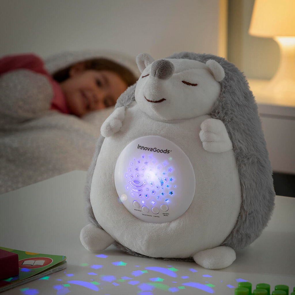 Spikey™ – Erizo de Peluche con Ruido Blanco y Proyector Quitamiedos