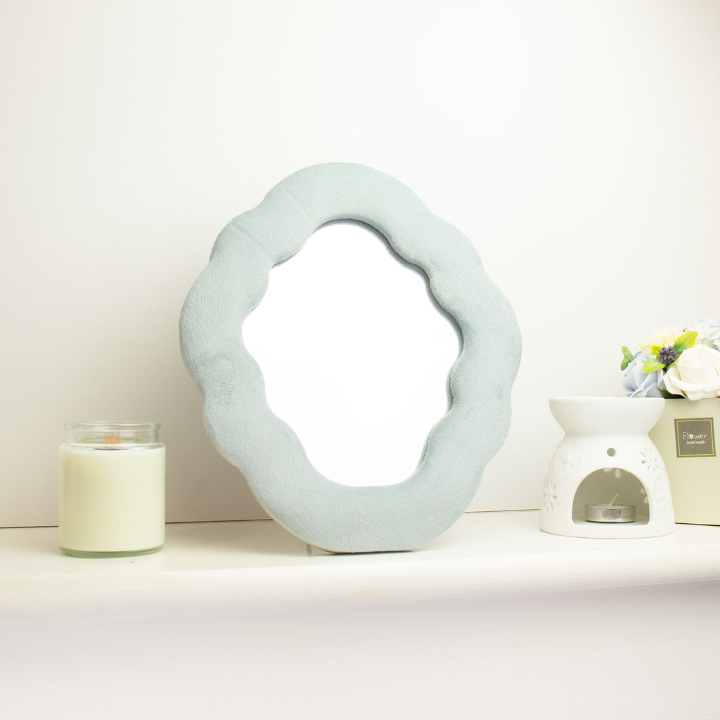 CloudSoft Mirror™ – Espejo Acolchado Pastel collection