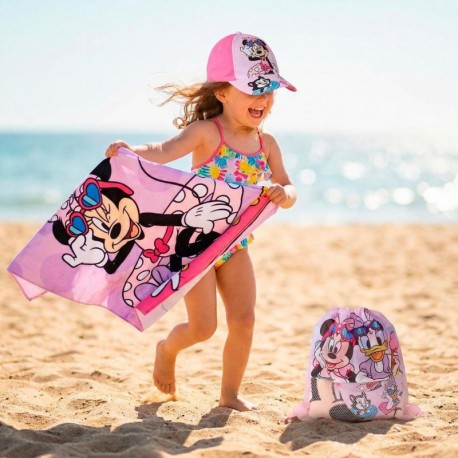 MINNIE Summer™ – Pack Infantil Playa Toalla + Mochila + Gorra · Disney®