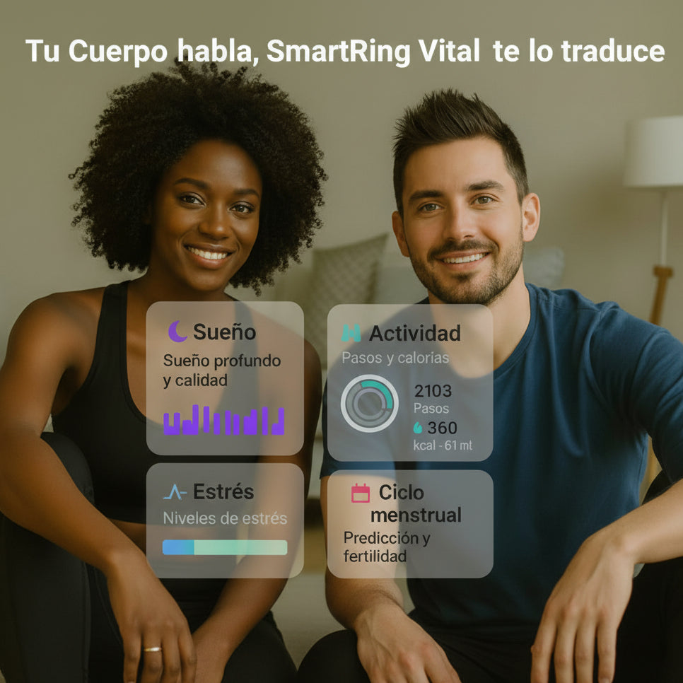 SmartRing Vital Pro™ – Anel inteligente para saúde e desporto