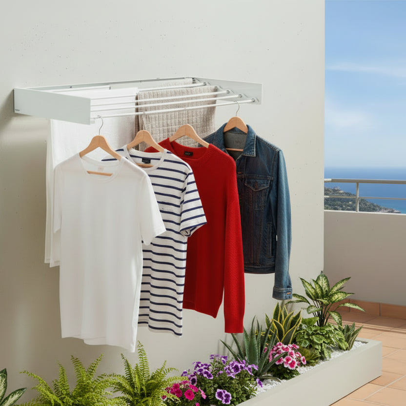 Dryva 100™ – Tendedero Plegable Invisible de Pared